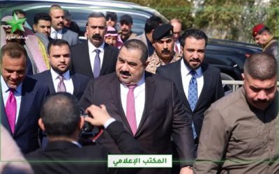 السامرائي يفتتح مكتب عضو تحالف العزم الشيخ وطبان العيفان العيساوي في منطقة الحْصَي بالفلوجة.