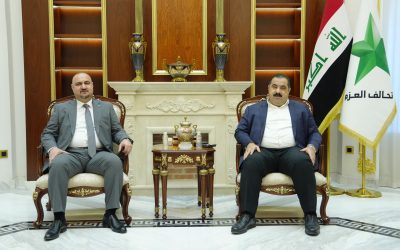 السامرائي يستقبل رئيس الجبهة التركمانية ويؤكد أهمية الشراكة الوطنية