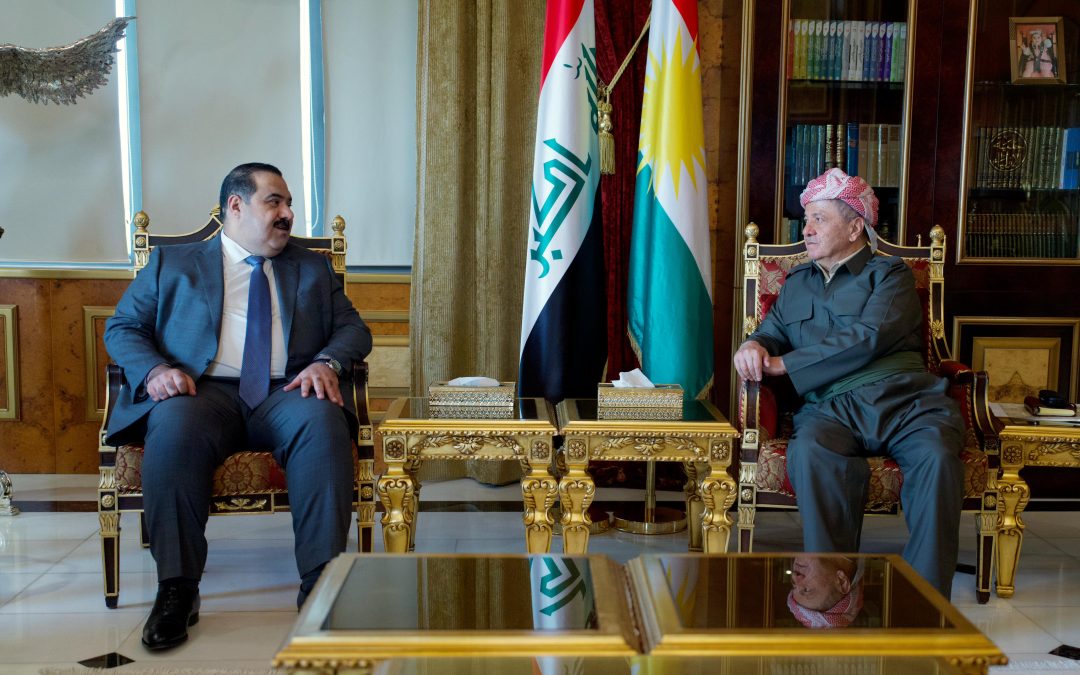 السامرائي يلتقي بارزاني في أربيل ويؤكدان أهمية الحوار والتفاهم الوطني